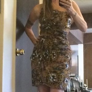 Catharine Malandrino strapless cocktail dress